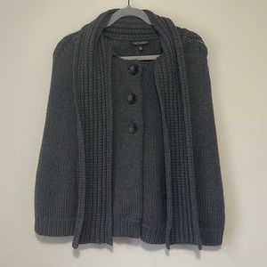 Banana Republic 100% Extra Fine Merino Wool Scoop Neck Shawl